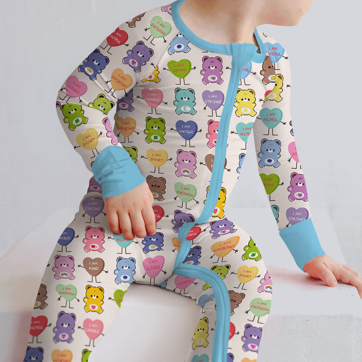 Rainbow Bears Affirmation Convertible Zippy