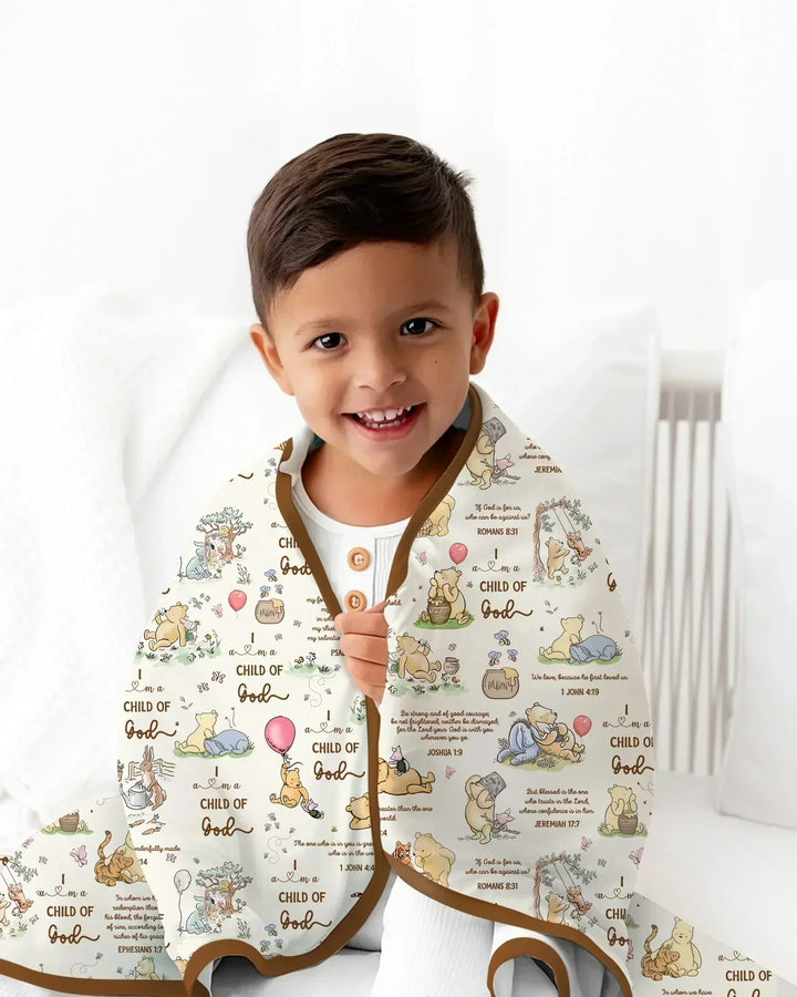 Child of God Whimsy Woodland Blanket