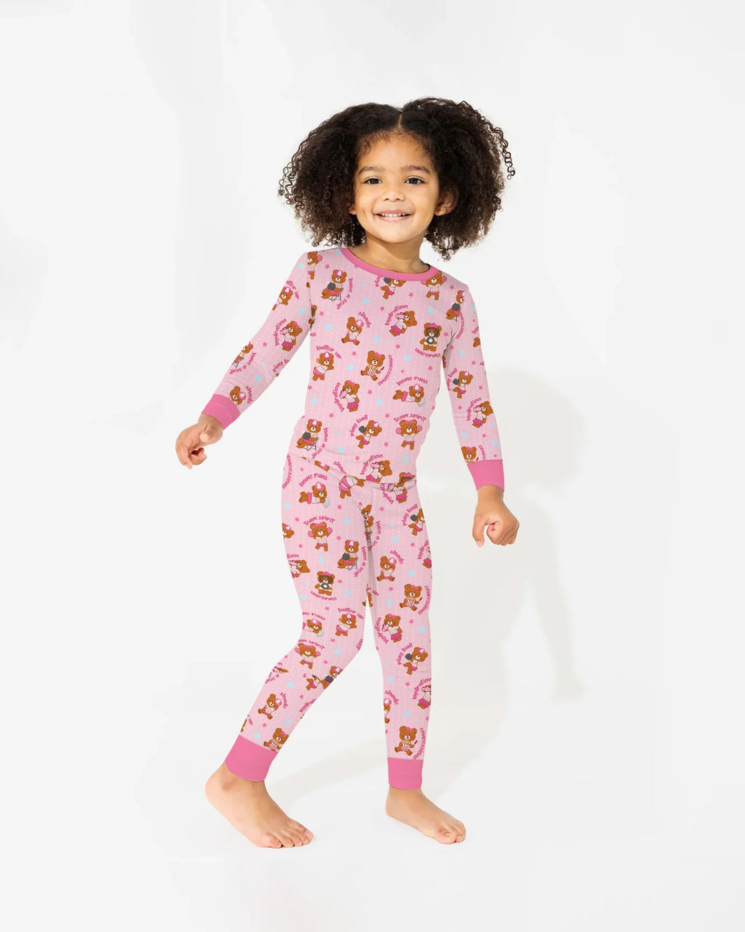 Born To Play Baseball Bamboo Two Piece Long Sleeve Pajama Set
