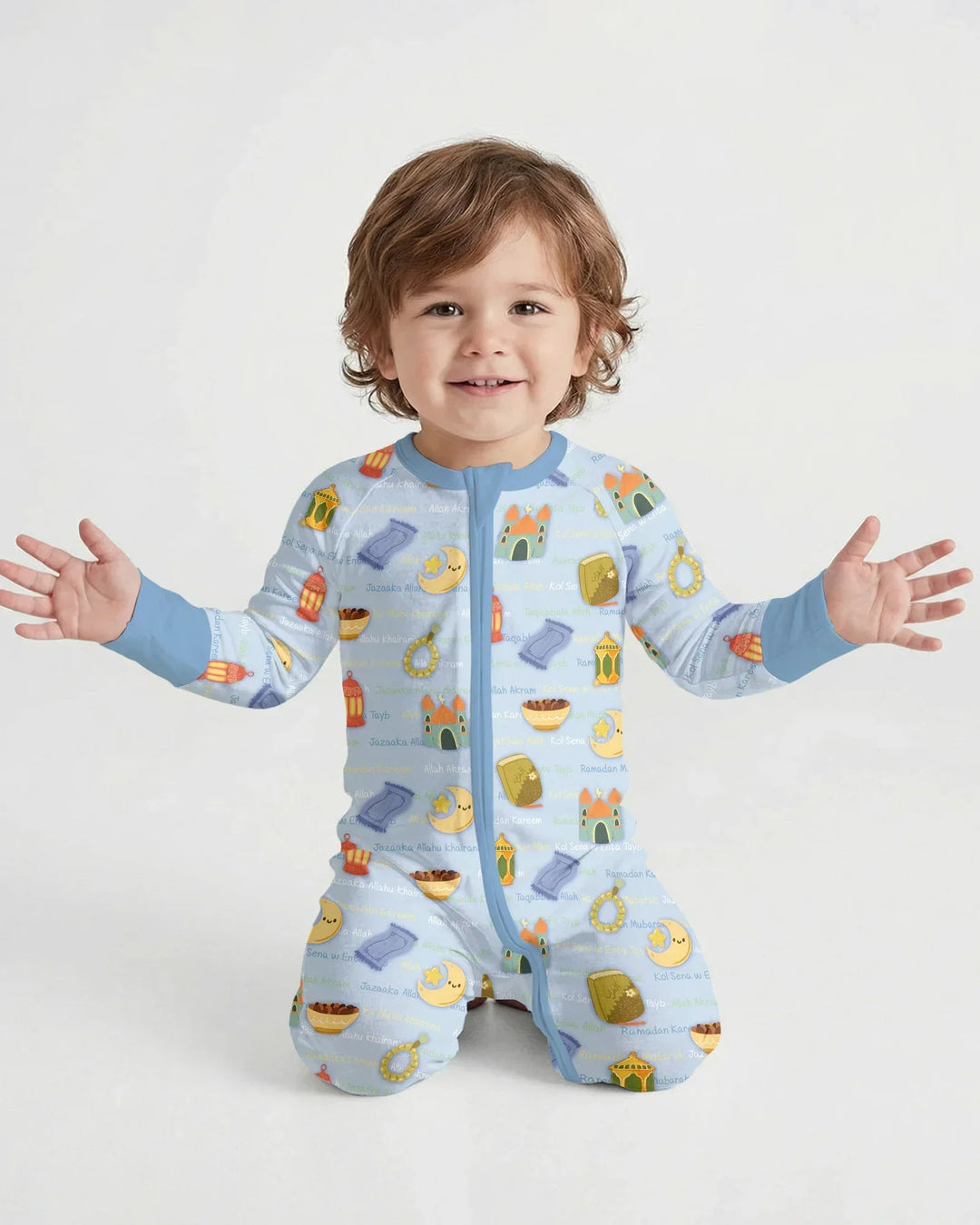 Gerippte Babykleidung mit individuellem Foto - Weich &amp; Skizzenhaft