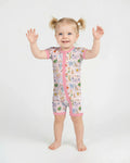 Whimsical Cat Parade Shorty Zippy