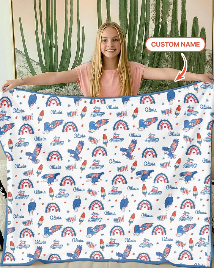 Long Live America Bamboo Blanket