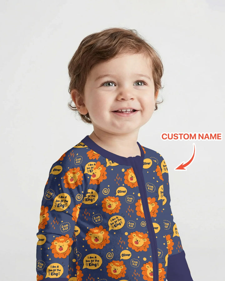 I Am A Son Of The King Custom Name Convertible Zippy