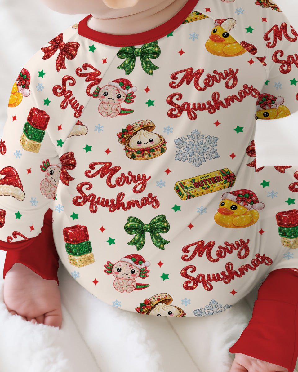 Merry Squishmas Bamboo Convertible Zippy