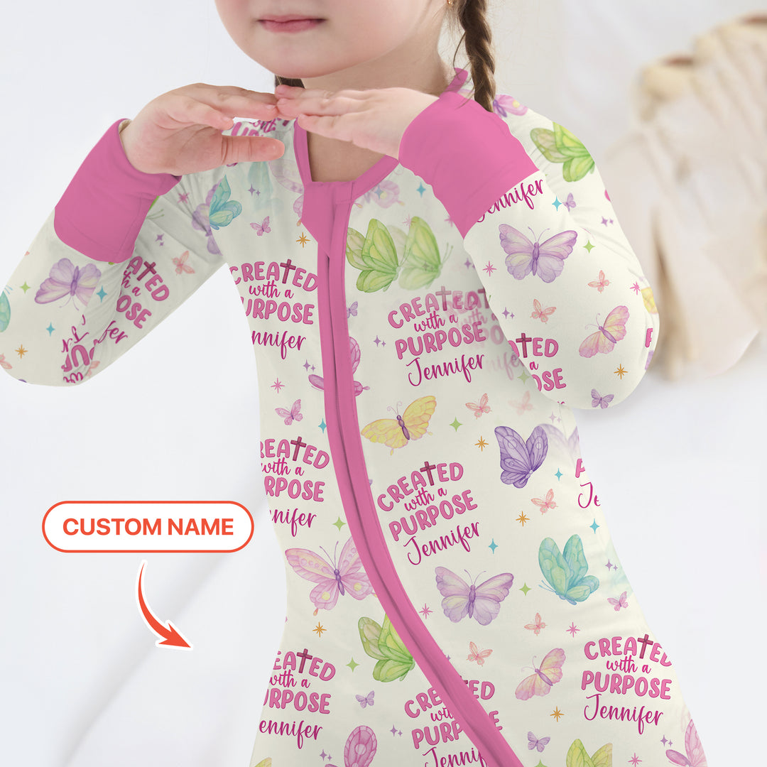 Created With A Purpose Custom Name Convertible Zippy