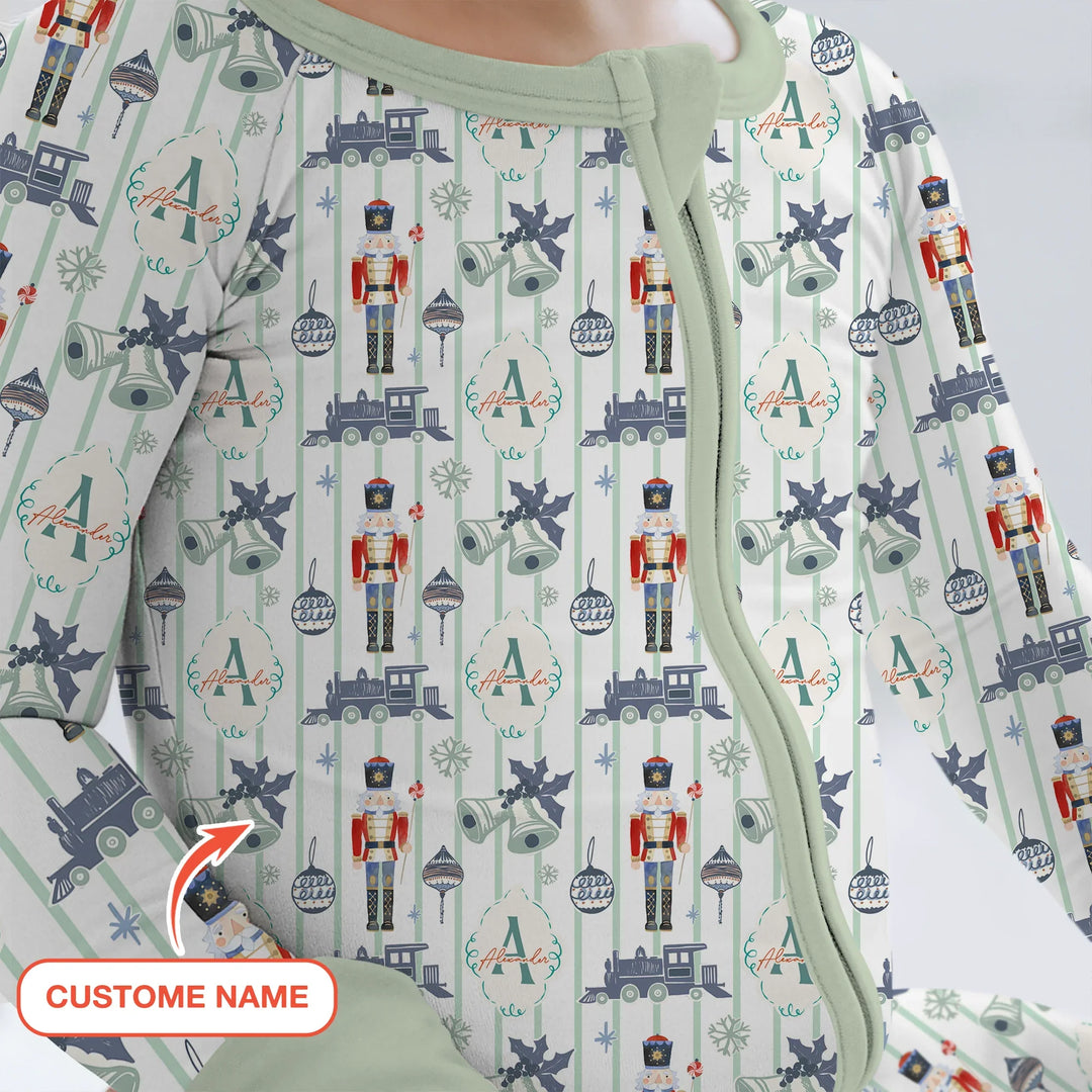 Custom Nutcracker Medium Blue Convertible Zippy , Custom Nutcracker Medium Blue Convertible Zippy - 0-3M