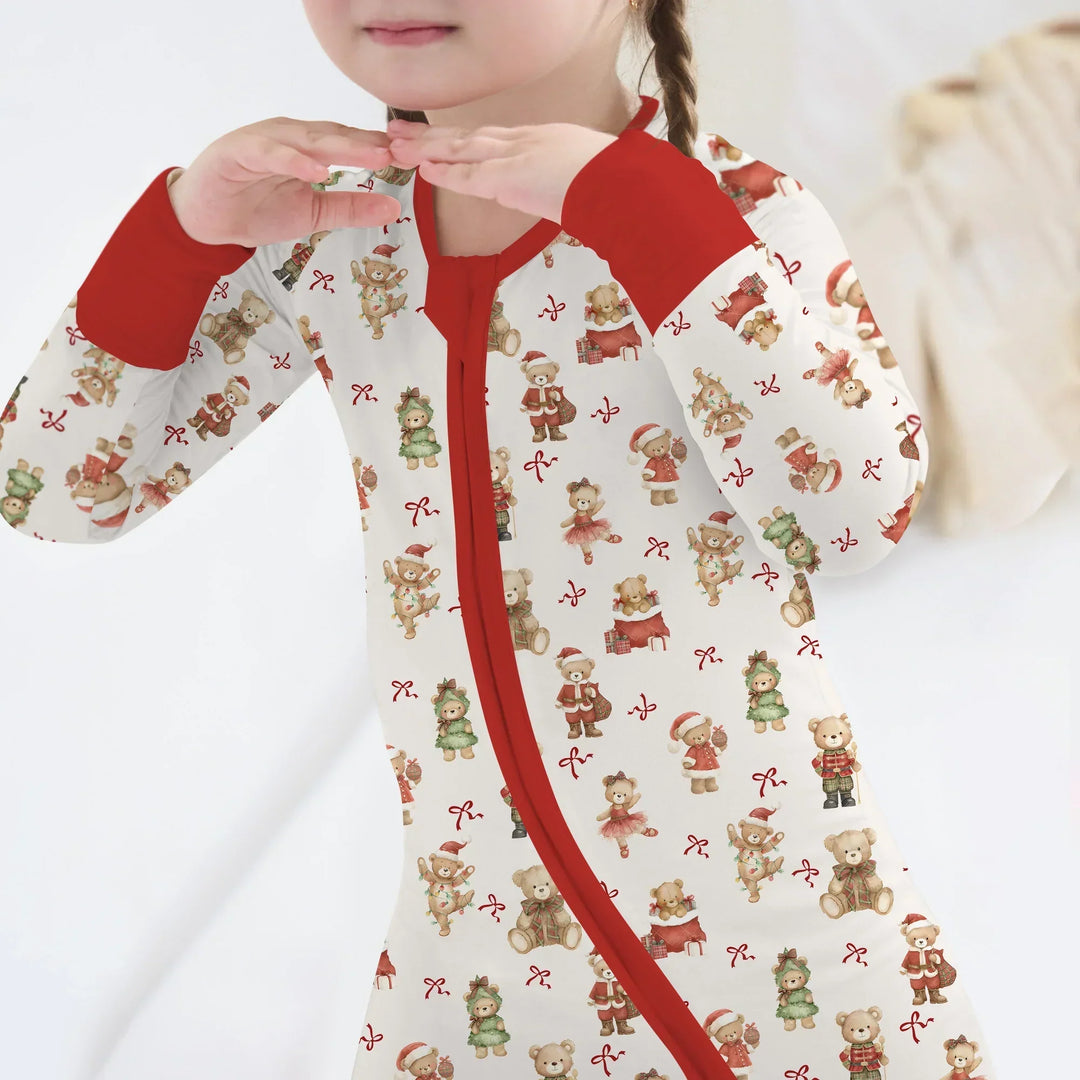 Christmas Teddy Bears Convertible Zippy