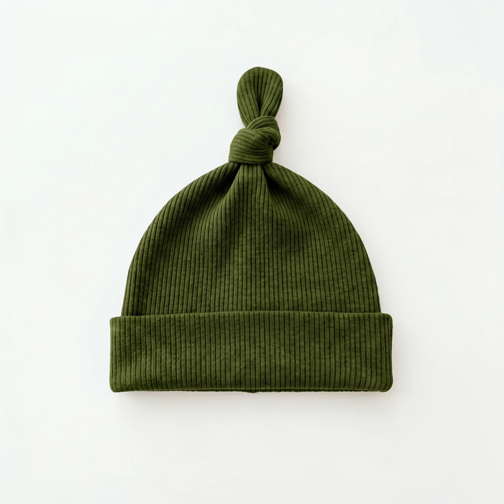 Ribbed Bamboo Knotted Hat