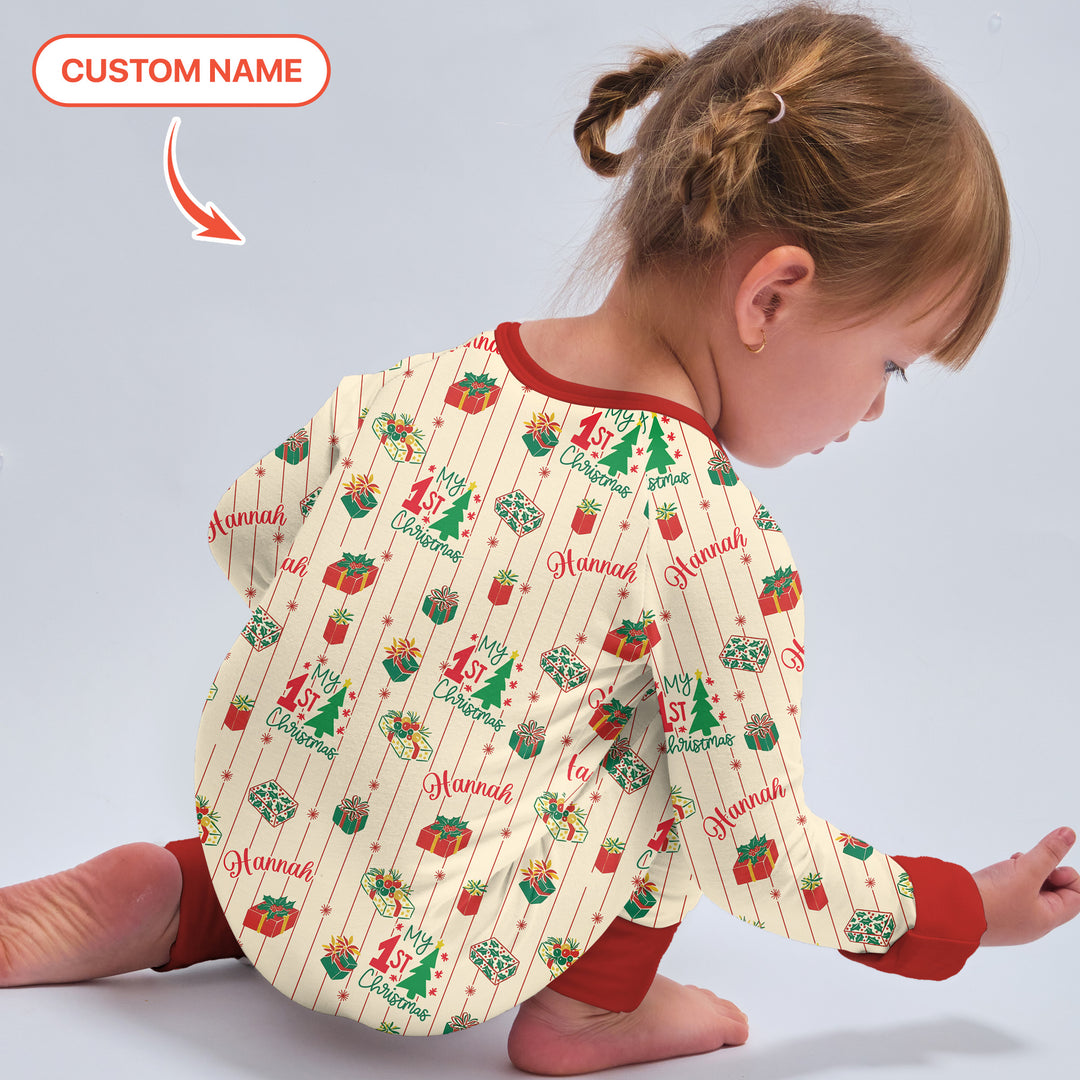 Gerippte Babykleidung mit individuellem Foto - Weich &amp; Skizzenhaft