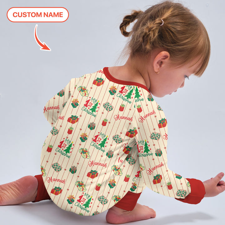Gerippte Babykleidung mit individuellem Foto - Weich &amp; Skizzenhaft