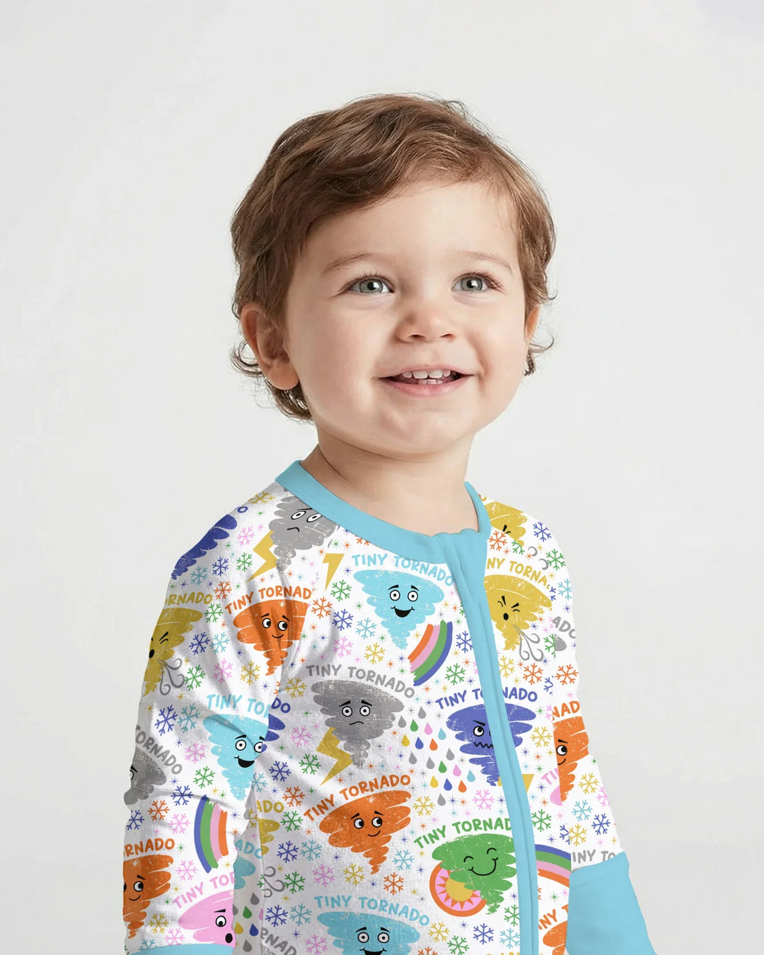Gerippte Babykleidung mit individuellem Foto - Weich &amp; Skizzenhaft