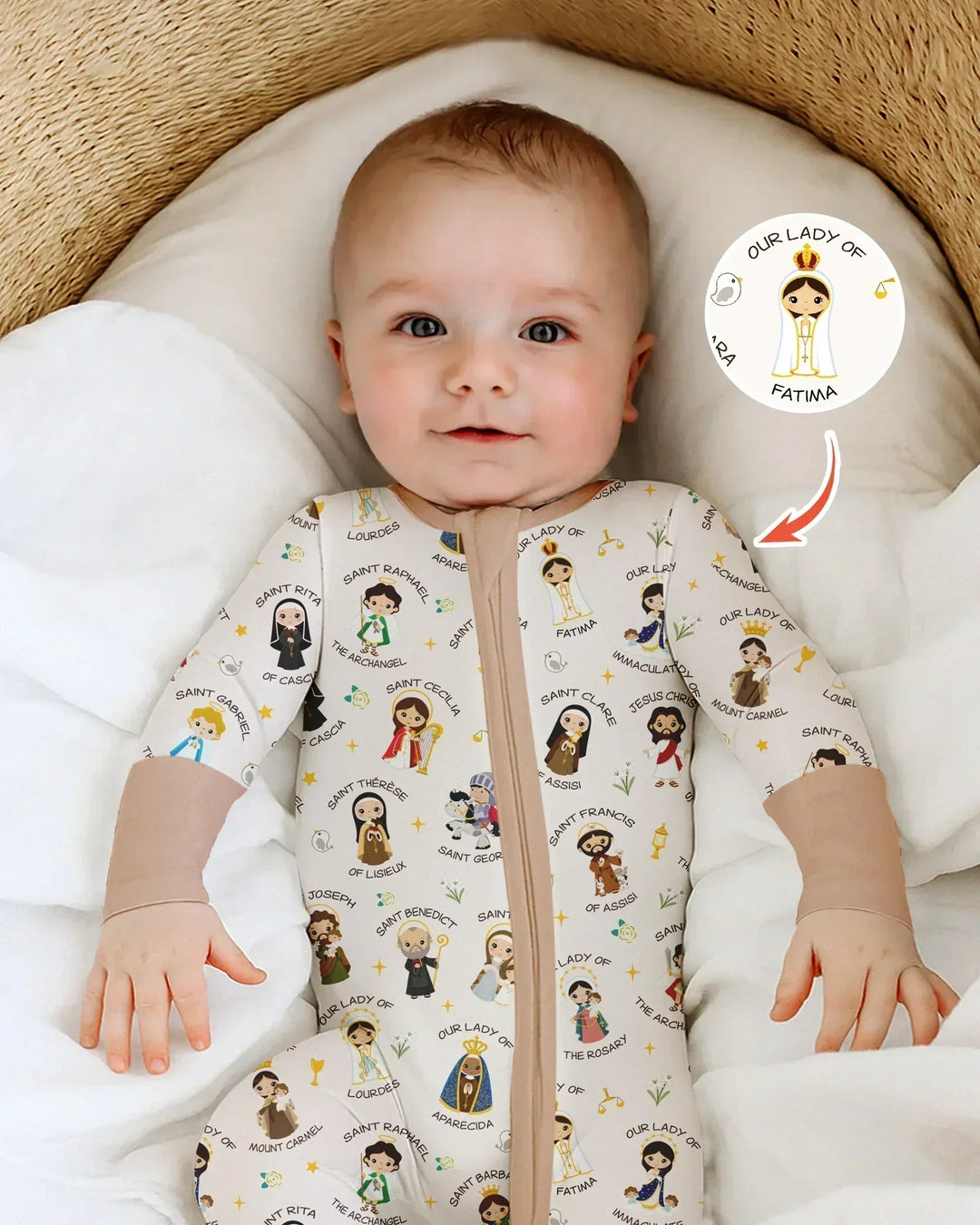 Pray For Us Family Matching Convertible Zippy