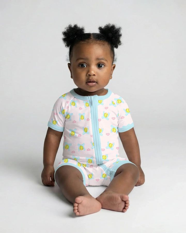 Softbal Coquette Bow Shorty Zippy