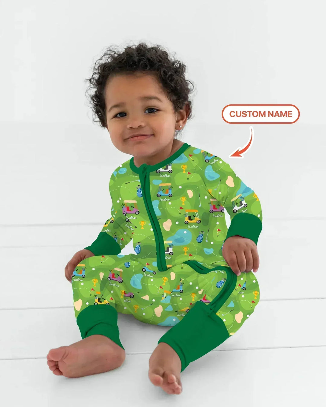 Custom Name Golf Season Family Matching Convertible Zippy