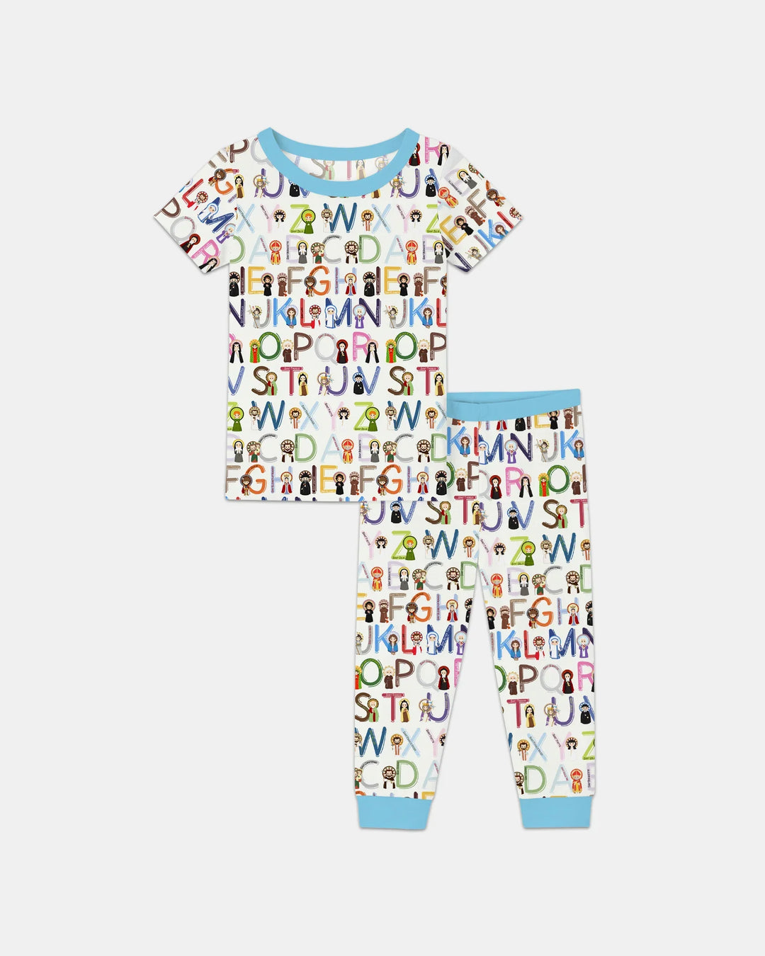Saint ABCs Bamboo Two Piece Short Sleeve Pajama Set