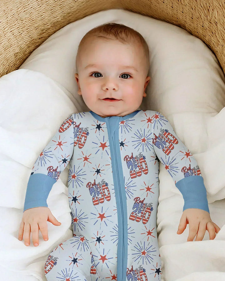 Red White and 250th Anniversary Bamboo Convertible Zippy