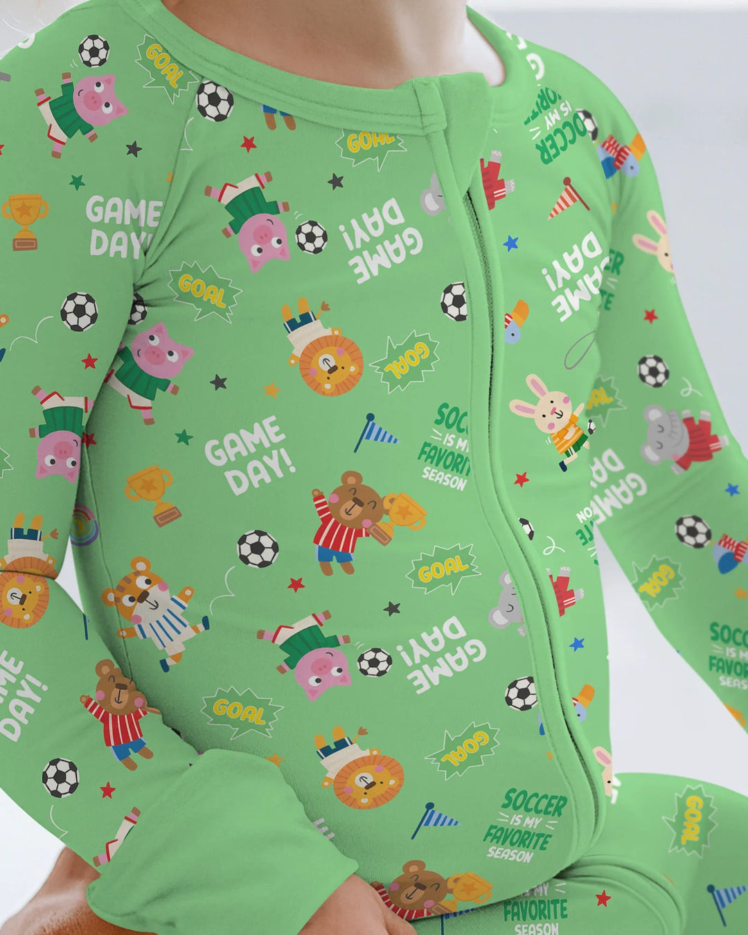 The World Cup Soccer Animals Bamboo Convertible Zippy