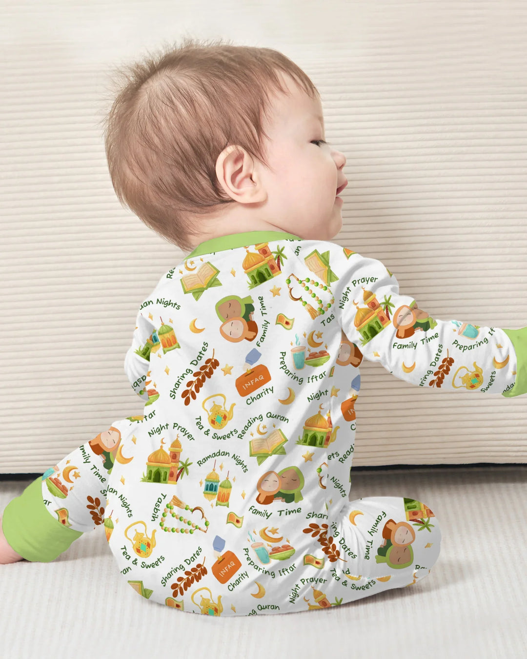 Ramadan Mubarak Matching Family Convertible Zippy