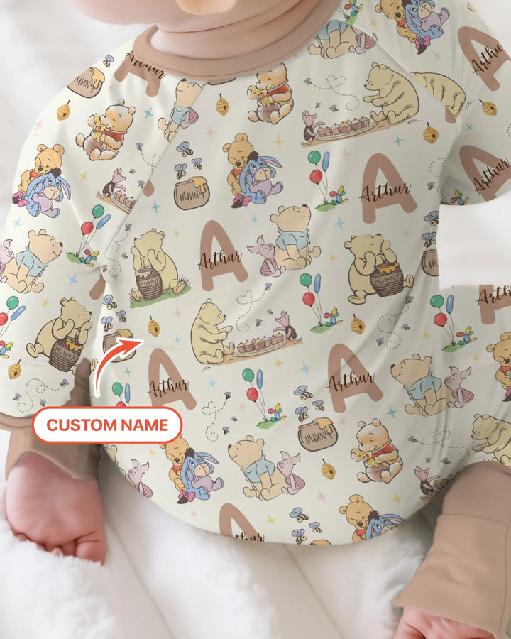 Gerippte Babykleidung mit individuellem Foto - Weich &amp; Skizzenhaft