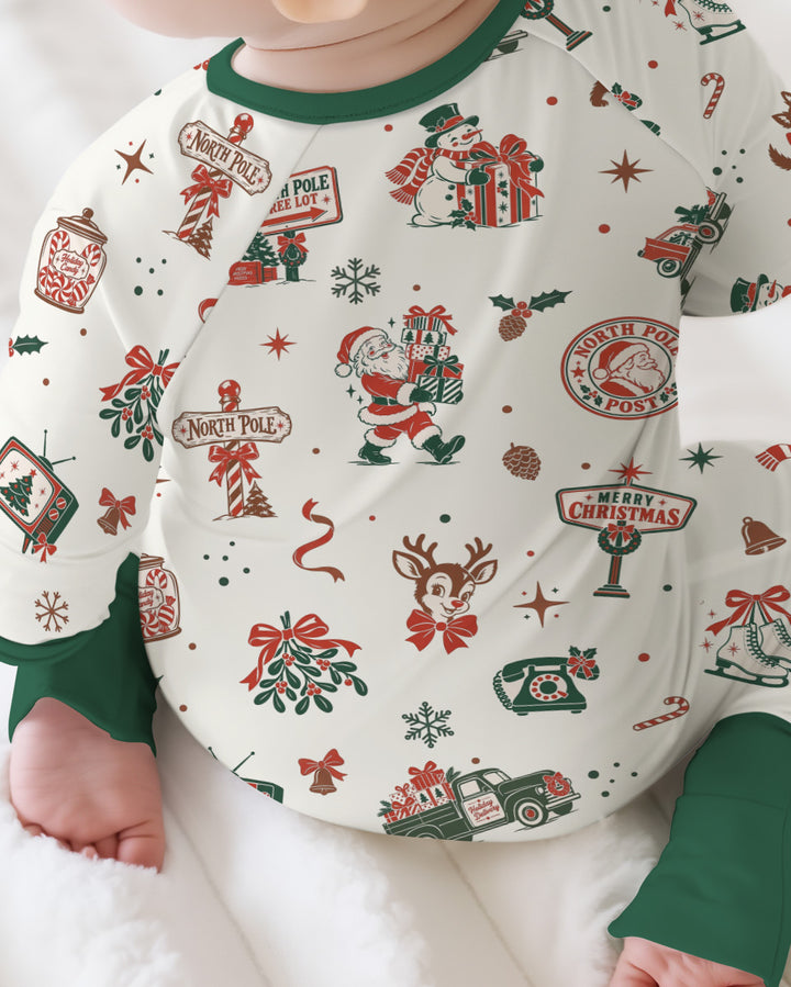 North Pole Retro Bamboo Convertible Zippy