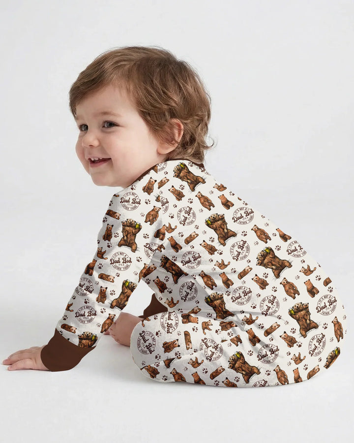 Gerippte Babykleidung mit individuellem Foto - Weich &amp; Skizzenhaft