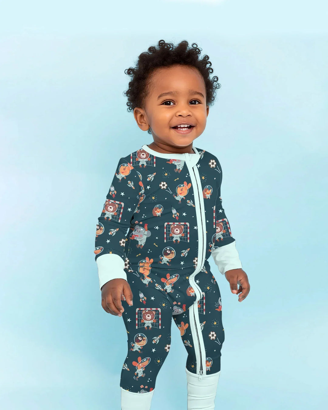 Space Soccer Bamboo Convertible Zippy