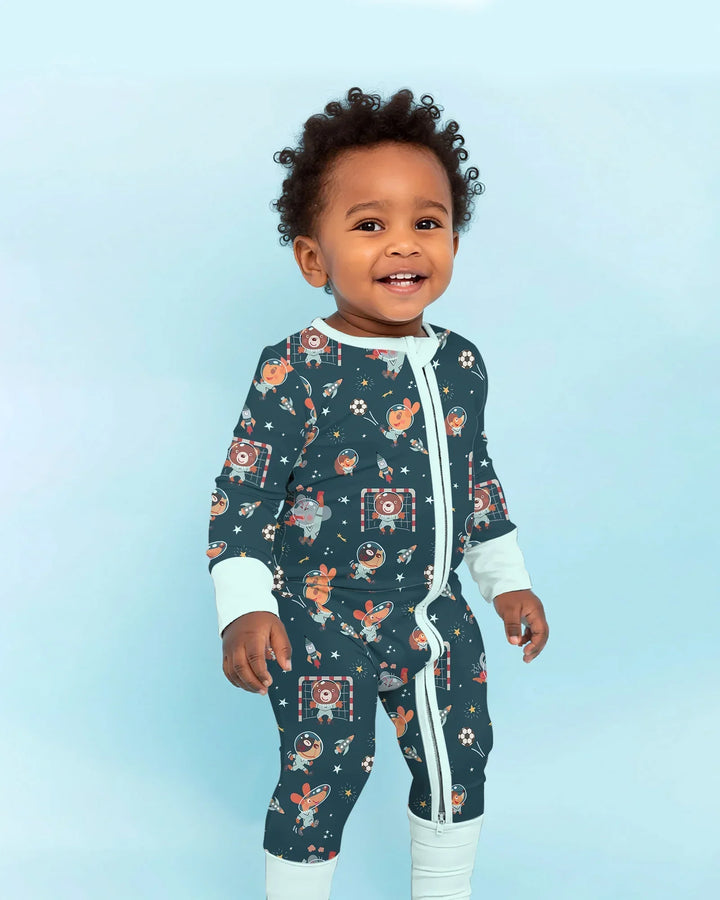Space Soccer Bamboo Convertible Zippy