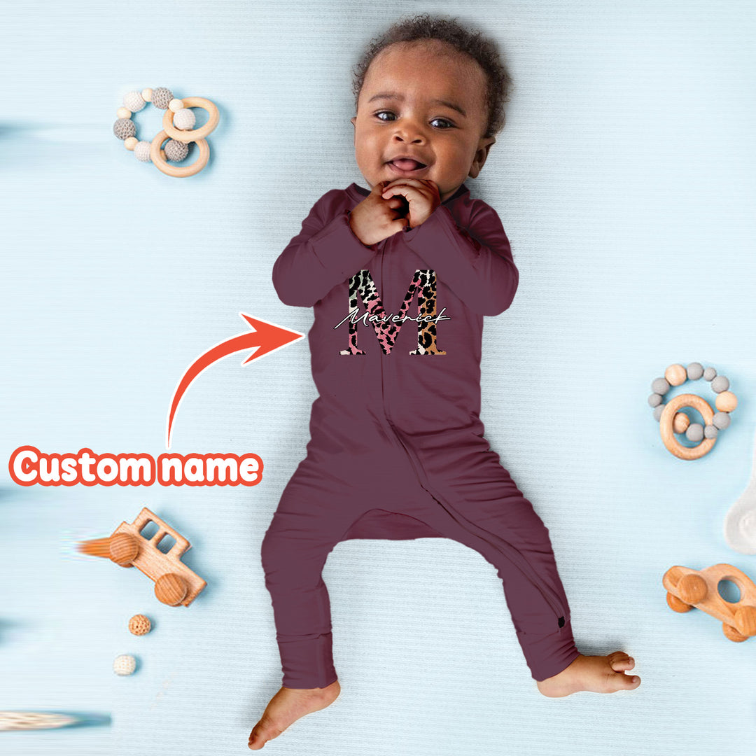 Custom Name Ribbed Baby Clothing - Soft & Sketchy