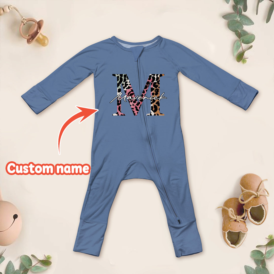 Custom Name Ribbed Baby Clothing - Soft & Sketchy
