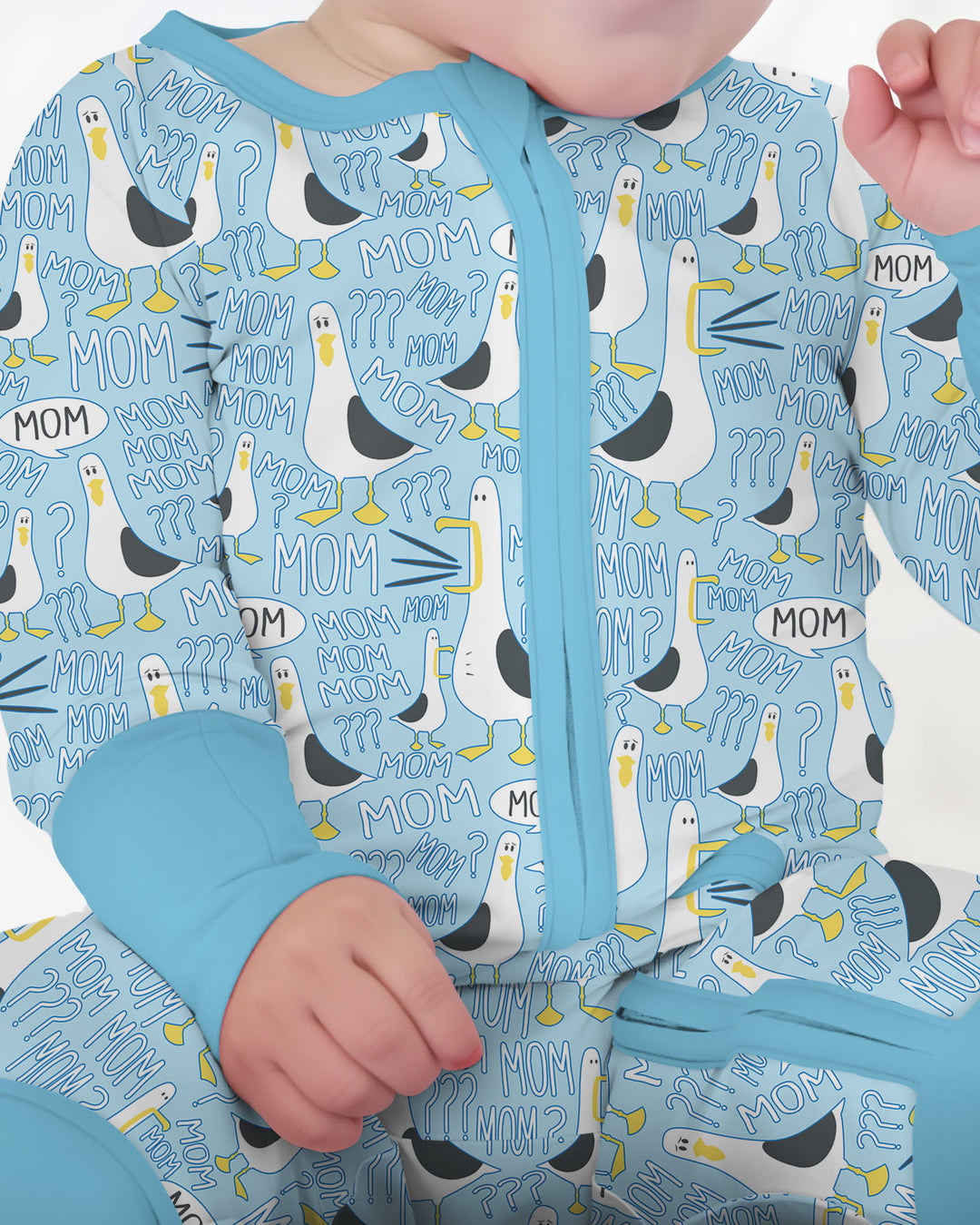 Funny Seagull MOM Convertible Zippy