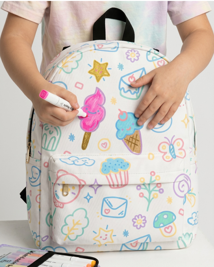 Little Sugar Garden Colorable Backpack