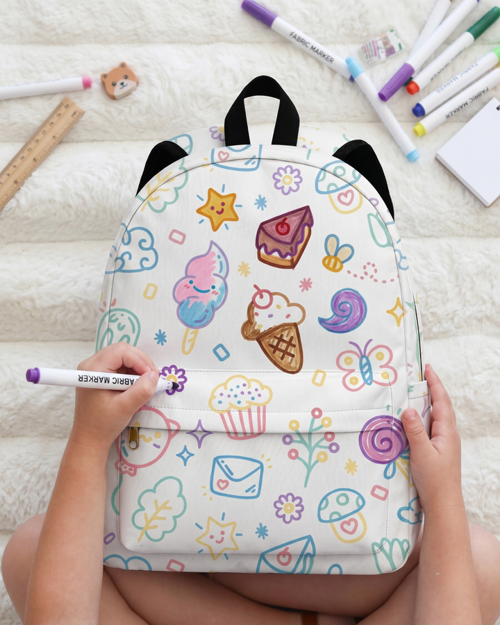 Little Sugar Garden Colorable Backpack