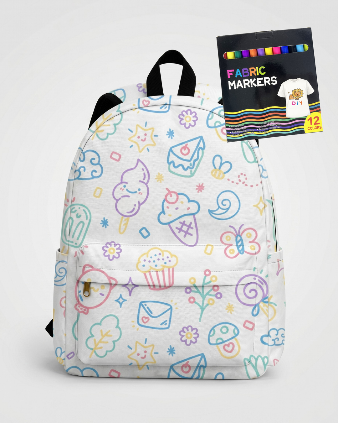 Little Sugar Garden Colorable Backpack