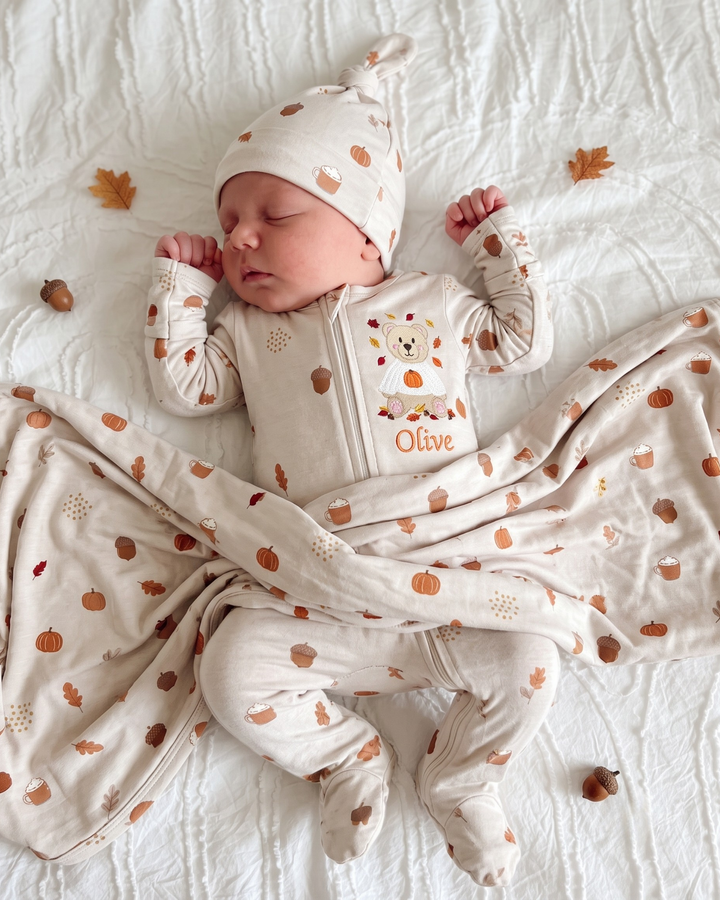 Gerippte Babykleidung mit individuellem Foto - Weich &amp; Skizzenhaft