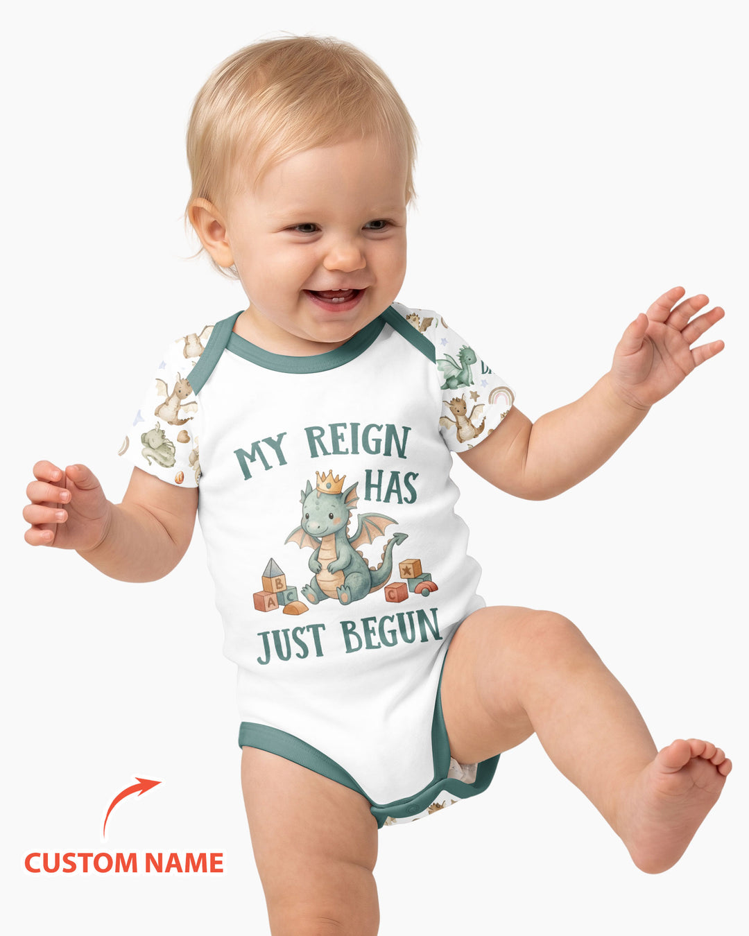 My Reign Has Just Begun Custom Name Bamboo Bodysuit