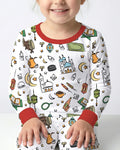 Ramadan Blessings Family Matching Bamboo Two Piece Long Sleeve Pajama Set