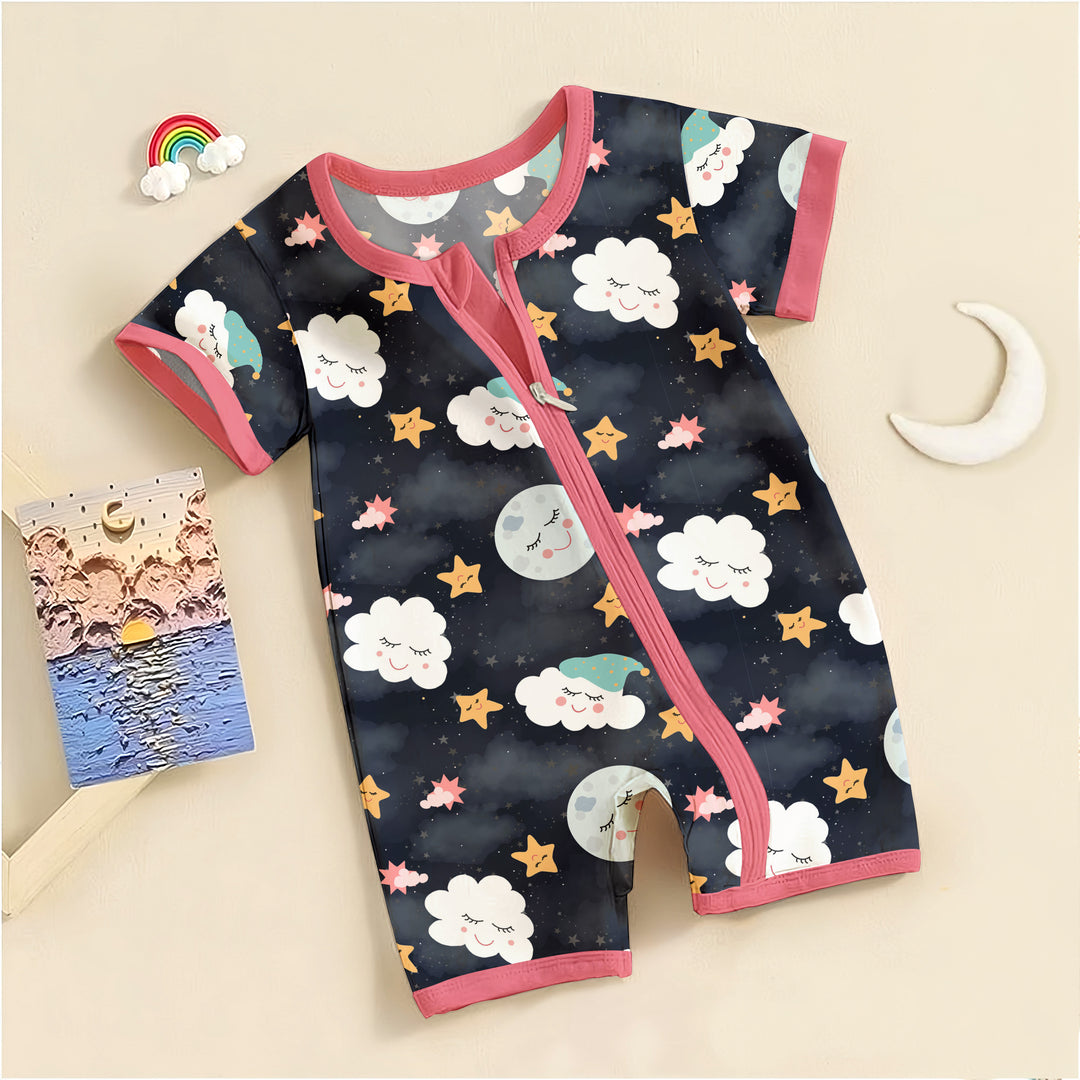 Pink To the Moon & Back Bamboo Outfit for Baby – Sweet and Dreamy