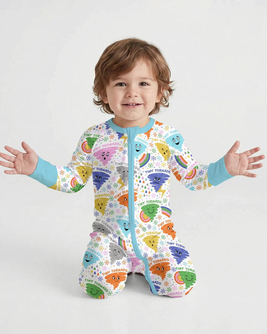 Gerippte Babykleidung mit individuellem Foto - Weich &amp; Skizzenhaft