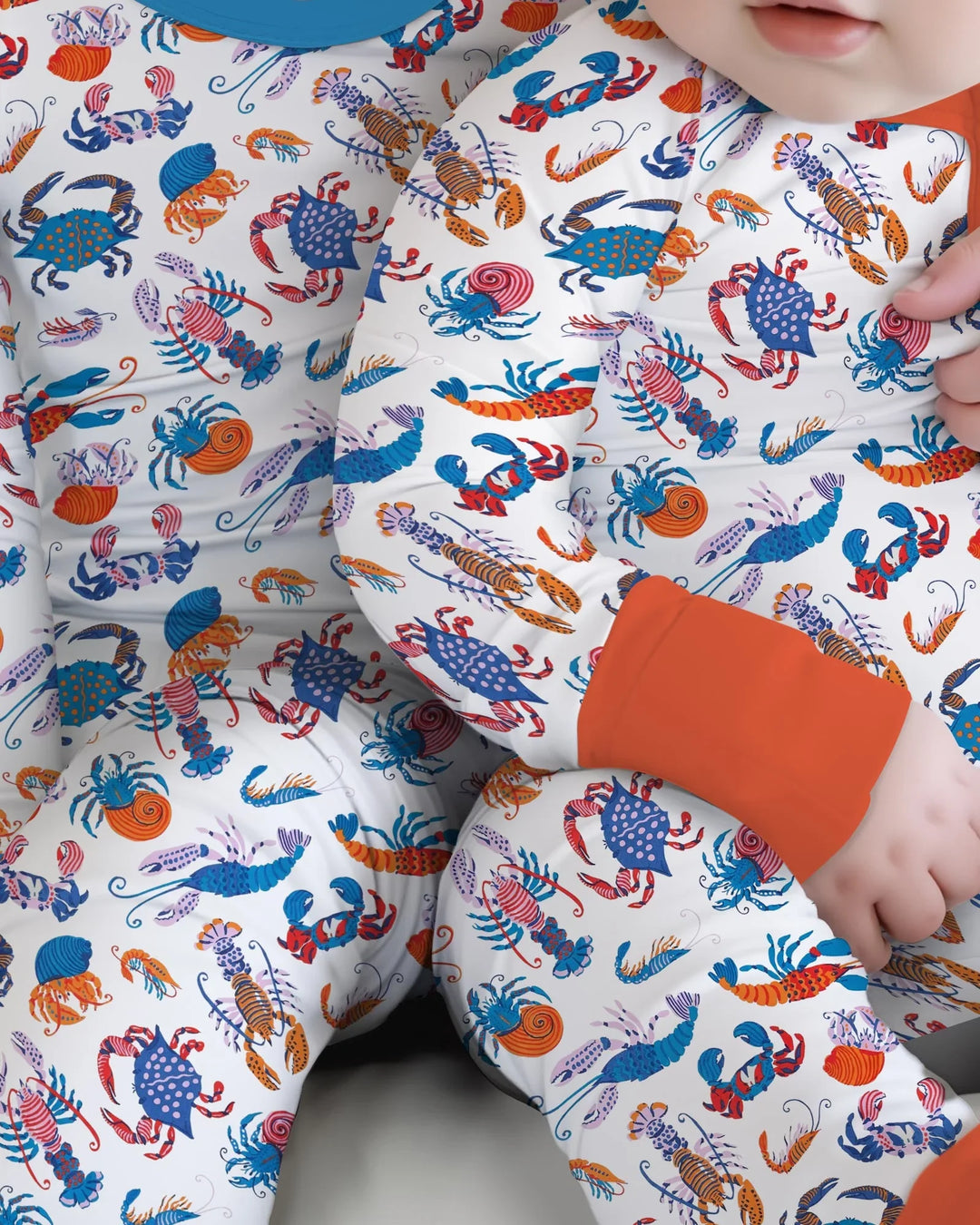 Crustacean Nation Family Matching Bamboo Convertible Zippy