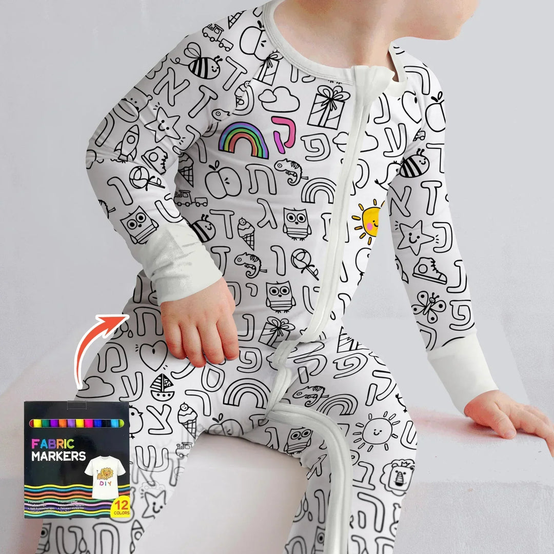 Gerippte Babykleidung mit individuellem Foto - Weich &amp; Skizzenhaft