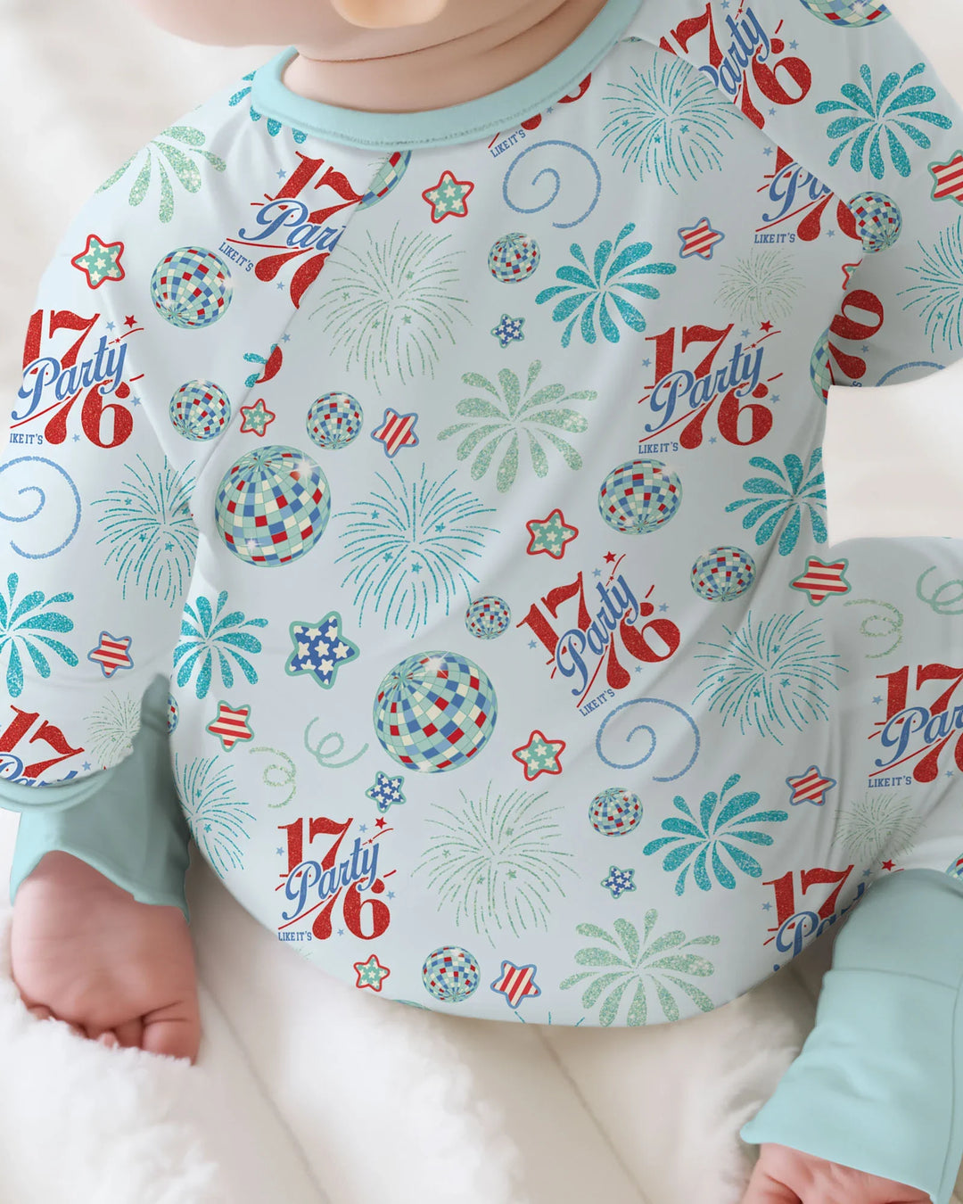 Land Of Free Family Matching Bamboo Convertible Zippy