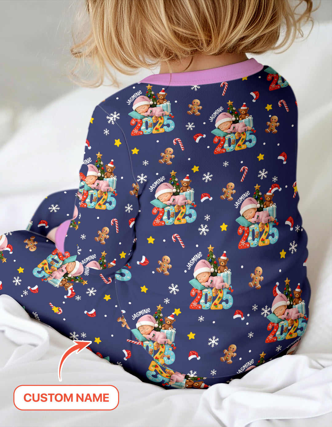 Gerippte Babykleidung mit individuellem Foto - Weich &amp; Skizzenhaft