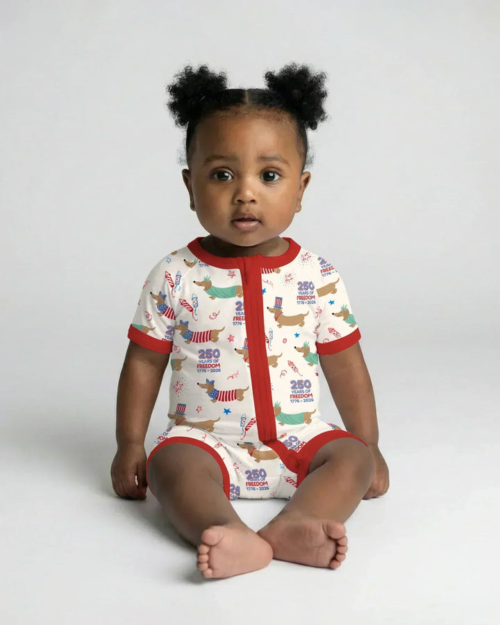 250 Years Of Freedom Shorty Zippy