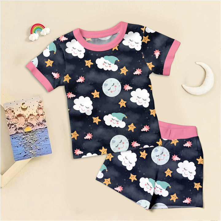 Pink To the Moon & Back Bamboo Outfit for Baby – Sweet and Dreamy