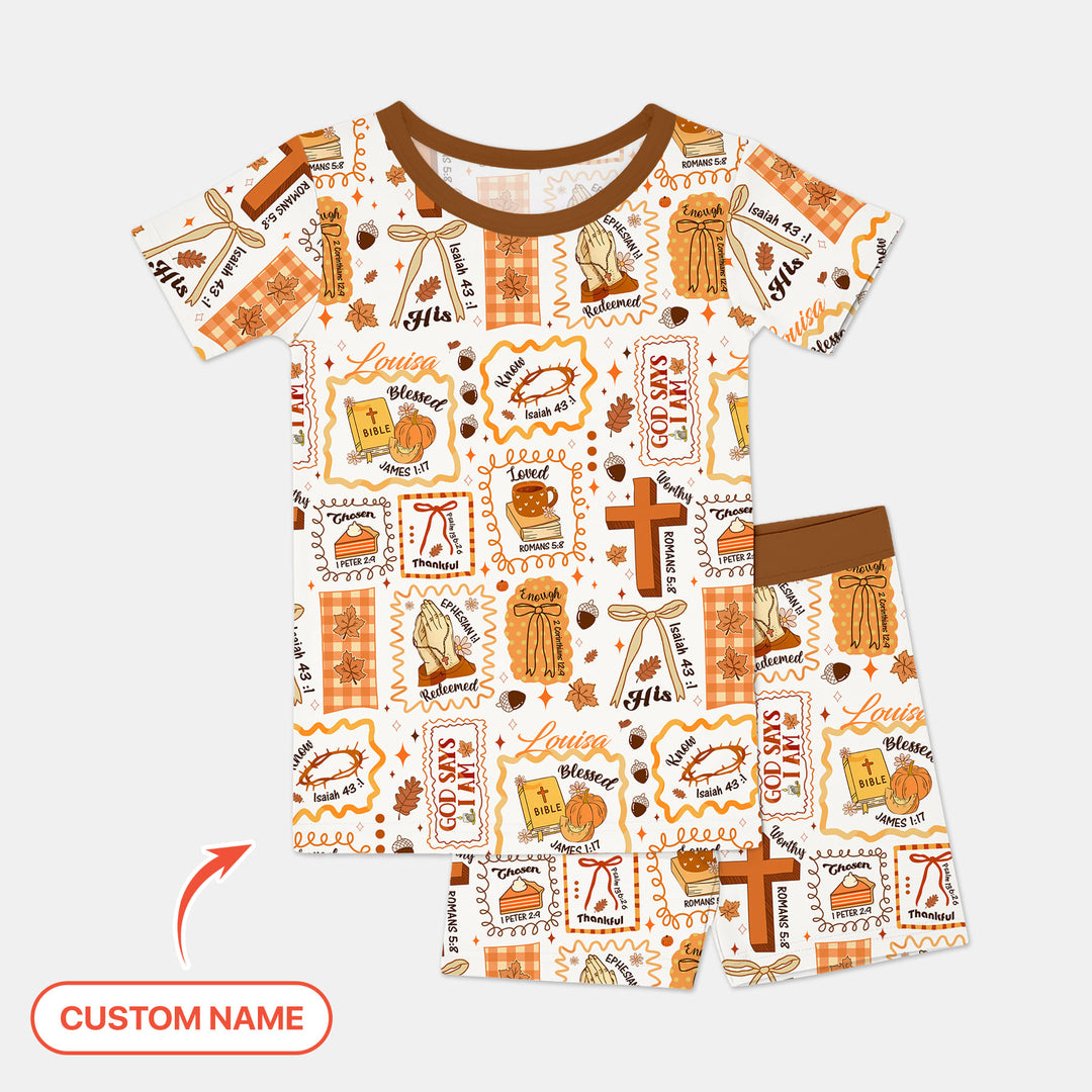 Custom Name I Am Thankful For Jesus Shorty Zippy , Custom Name I Am Thankful For Jesus Shorty Zippy - 0-3M