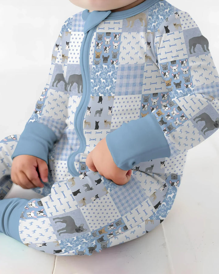 Frenchies Patchwork Family Matching Convertible Zippy