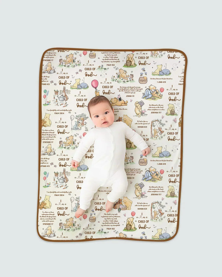 Child of God Whimsy Woodland Blanket