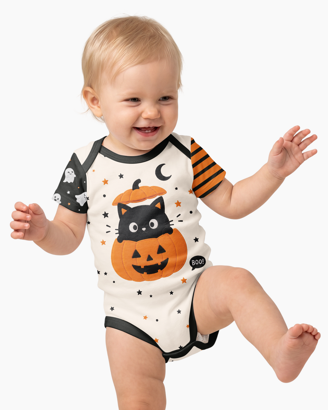 Boo Kitty Bamboo Bodysuit