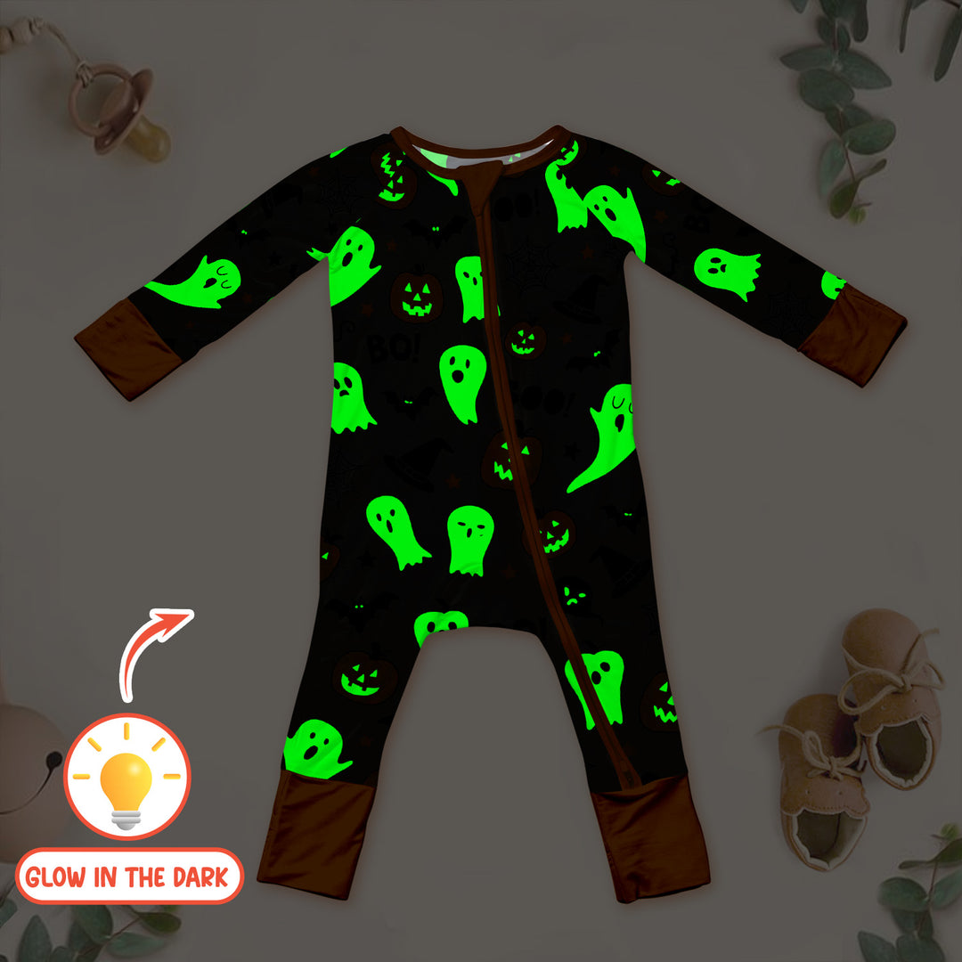 Halloween Boo & Pumpkin Glow In The Dark Convertible Zippy