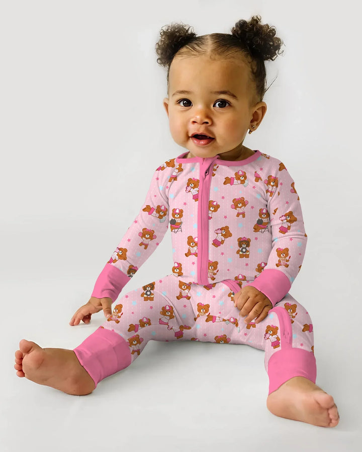 Born To Play Baseball Bamboo Convertible Zippy